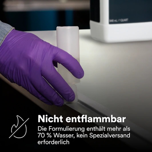 nicht entflammbar Wasserbasis 70%, kein Spezialversand erforderlich
